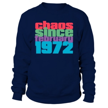 February 1972 Vintage 50th Birthday Sweatshirt