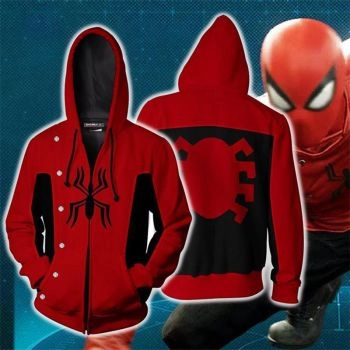   Spider 3D animation sweatshirt cosplay sweatshirt