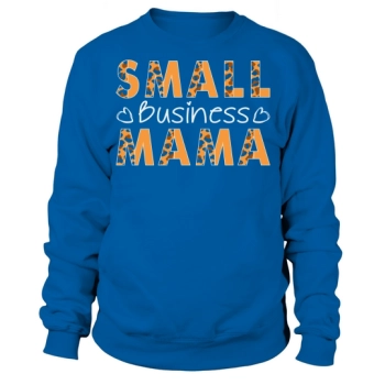 Small Business Mama Leopard Moms Sweatshirt