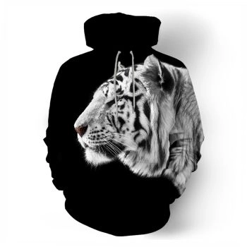 Tiger head printed men's sweatshirt