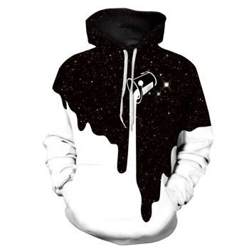 men's print inverted milk sweater 