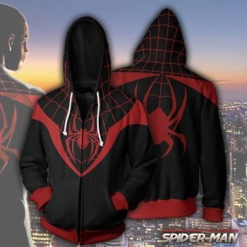 Superhero Spider Series Sweatshirt Jacket 