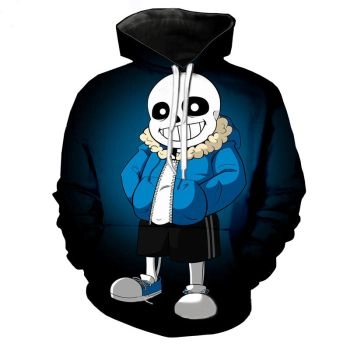 Undertale Skull 3D print hoodie 
