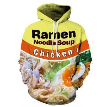 Italian chicken spaghetti beef spaghetti  printed sweatshirt 