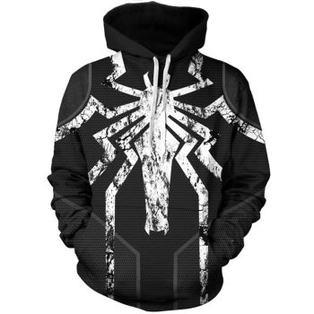  New Spider printed couples loose jacket