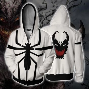 Venom spider cosplay cardigan hooded jacket 