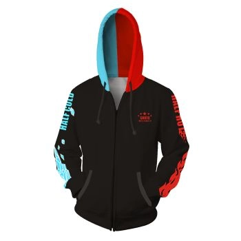 Japanese manga My Hero Academy 3d sweater zipper cardigan