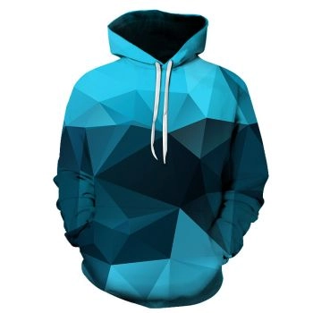 New printed loose with hooded sweatshirt couples clothing 