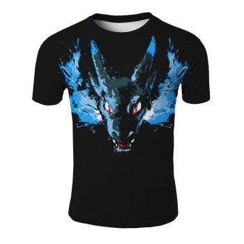 Printed animal pattern T-shirt