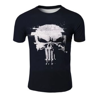  Skull head horror pattern T-shirt