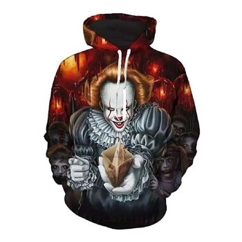 Printed Halloween It series of sweatshirts