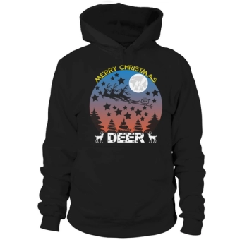 Merry Christmas Deer Hoodies