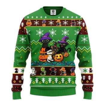 Cat Cute Witcher Noel Mc Ugly Christmas Sweater