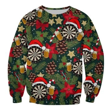 Darts Christmas Patterns Sweater