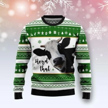 Cow Herd That Ugly Christmas Sweater