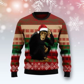 Chimpanzee Ugly Christmas Sweater,Christmas Ugly Sweater