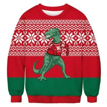 Dinosaur Christmas Ugly Christmas Sweater