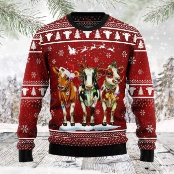 Cow Christmas Ugly Christmas Sweater,Christmas Ugly Sweater