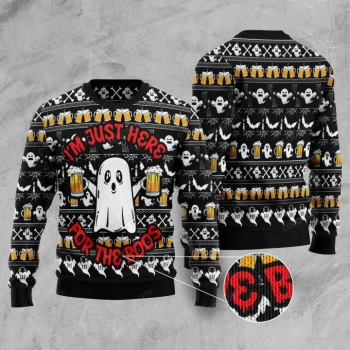 Boo Beer Ugly Christmas Sweater
