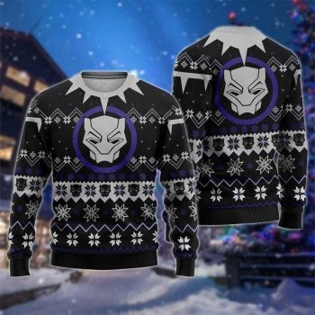 Black Panther Ugly Christmas Sweater