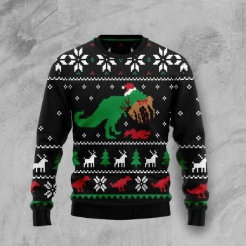 Dinosaur Christmas Ugly Christmas Sweater