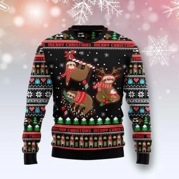 Sloth Ugly Christmas Sweater