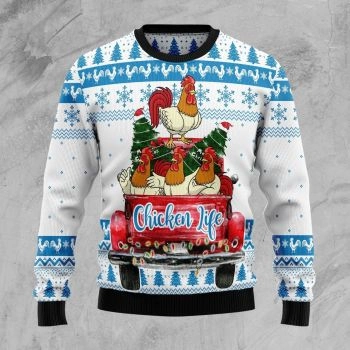 Chicken Life Ugly Christmas Sweater,Christmas Ugly Sweater