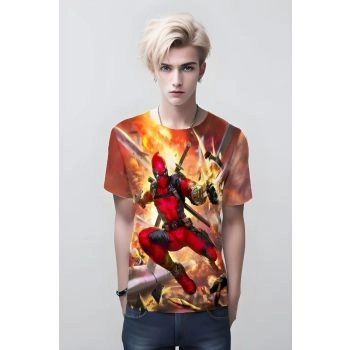 Daredevil Neon Style Shirt - Light up the Night with Daredevil's Colors