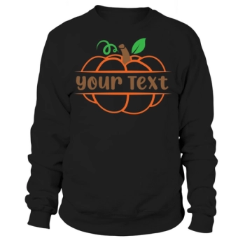 Pumpkin Monogram (7) Sweatshirt