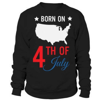 4th of July American Flag (2) Sweatshirt