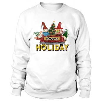 Christmas Gnome Truck Merry Christmas Sweatshirt