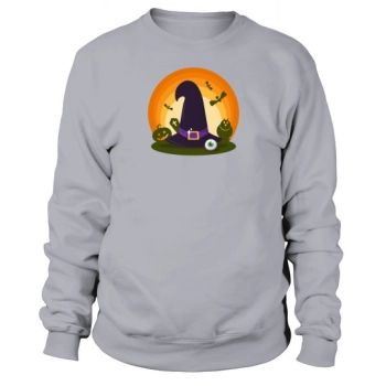 Halloween Witch Hat Sweatshirt