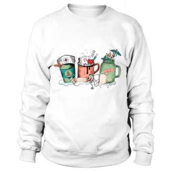 Nurse Christmas Drinks Sweatshirt