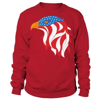 USA Eagle Head American Flag (1) Sweatshirt