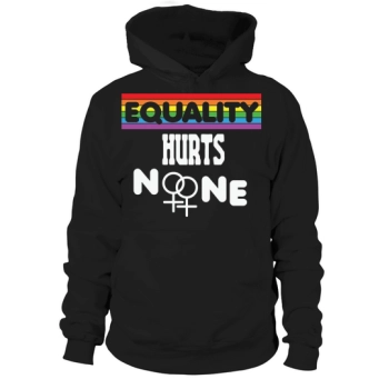 Equality Hurts No One LGBT Hoodies