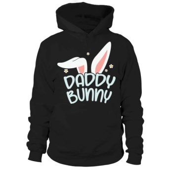 Daddy Bunny Easter Dad Hoodie