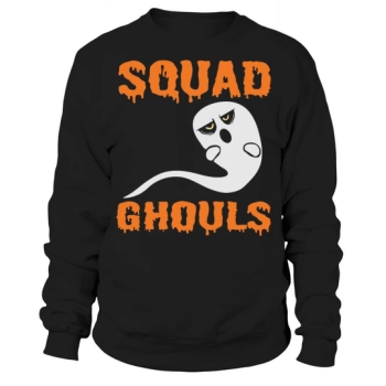 Squad Ghouls Funny Ghost Halloween Sweatshirt