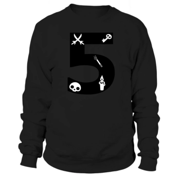 Halloween Alphabet Numbers Clipart 5 Sweatshirt