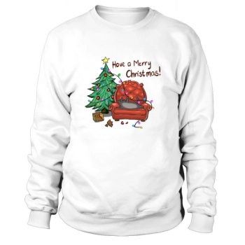 Funny Cat Christmas, Have a Merry Christmas Sweatshirt