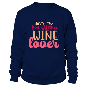 Cat Mom Wine Lover Sweatshirt