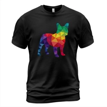 French Bulldog Gay Pride LGBT Rainbow Flag LGBTQ Shirt