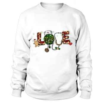 LOVE Christmas Nurse Sweatshirt