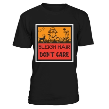 Sleigh hair dont care christmas shirt