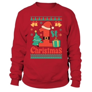 This is my first christmas Sweatshirt