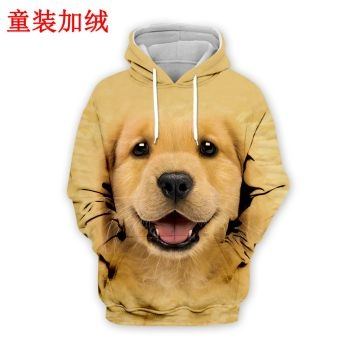 Classical And Elegance Brown Dog Pattern Animals Hoodie