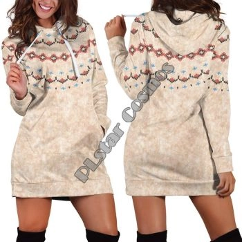 Elegance White Snow Pattern Christmas Hoodie