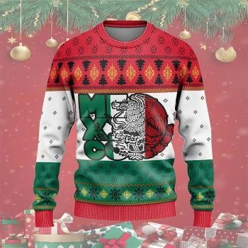 Christmas Mexico flag Ugly Sweaters