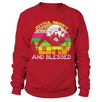 Joyful Merry and Blessed Christmas Sweatshirt