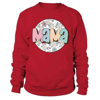 Mama Colorful Floral Mother's Day Sweatshirt