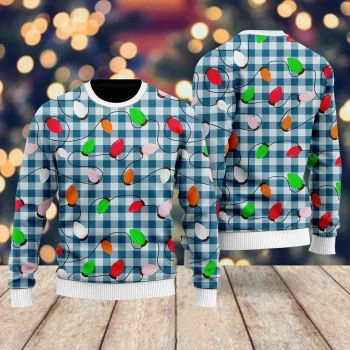 Christmas Is Lit Ugly Christmas Sweater